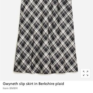 Jcrew Slip Skirt in Berkshire Plaid